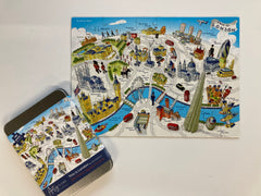 100 Piece Jigsaw Puzzle - Jolly Britain